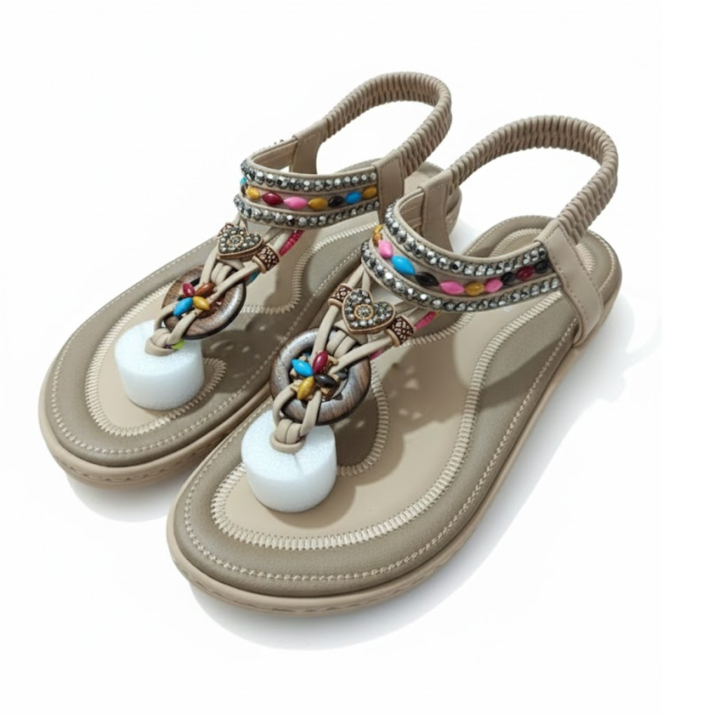 SIKETU Elegant women’s sandals -Beige
